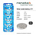 Pin đồng hồ Thụy Sỹ RENATA 371 SR920SW dành cho đồng hồ nhiều kim (Dạng Vỉ 10 Viên)
