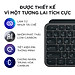 Bàn phím không dây Logitech MX Keys S - Low Profile yên tĩnh, Đèn nền, Bluetooth, Sạc USB-C - Hàng chính hãng