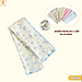 Khăn tắm cho bé Babiboo khăn tắm muslin 2 lớp vải cotton mềm mại 75 x 80cm BK10 ( họa tiết ngẫu nhiên )