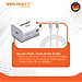 Bộ củ cáp sạc siêu nhanh Volwatt GE-30G-SCC 30W GaN hàng chính hãng | Adapter PD Type-C + Cáp Type-C 60W, BH 12 tháng