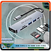 Hub Type C FIRO 6in1 - Hub Chuyển Đổi Type C To HDMI Chuẩn HDTV - 1 Cổng HDMI/HDTV 4K, 2 Cổng USB 3.0, 2 Khe Đọc Thẻ TF Và SD, 1 Cổng Sạc Nhanh Type C PD - Kết Nối Tốc Độ Cao - Dùng Cho Tivi/Laptop/Playstation/PC/Smartphone – Hàng Chính Hãng