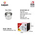 Nồi luộc gà inox 304 cao cấp 5 đáy Kalpen Lermat dung tích 12L/15L, bảo hành 5 năm chuẩn Đức
