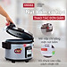 Nồi cơm điện công nghiệp Hasuka HSK-989 với dung tích lớn 5.6L, hiệu suất 1900W nhanh chóng, hiện đại (BH 12 tháng) - Hàng chính hãng