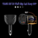Bộ Chia Tẩu Sạc Ô Tô Không Dây - Chia 2 Nguồn Tẩu 1 Cổng Sạc 3.1A Và 1 Cổng Sạc Nhanh QC 3.0 - Hàng Nhập Khẩu