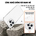 Ốp lưng trong suốt chống ố dành cho iPhone 12 / 13 / 14 / 15 / 12 Pro / 12 Pro Max / 13 Pro / 13 Pro Max / 14 Plus / 14 Pro / 14 Pro Max / 15 Plus / 15 Pro / 15 Pro Max - Hàng chính hãng