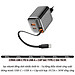Adapter cóc củ sạc nhanh 45W PD USB C + USB-A 3.0 kèm dây sạc Type-C PPS chống cháy hiệu WIWU Helix Fast Charger cho iPhone iPad Oppo Samsung - Hàng nhập khẩu