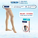Vớ y khoa đùi Hỗ Trợ Điều Trị suy giãn tĩnh mạch chân JOBST Relief chuẩn áp lực 20-30mmHg - Da (tất y khoa)