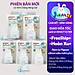 Núm vú cổ rộng silicone siêu mềm Plus Pigeon 2 Cái/Vỉ