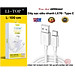 Dây sạc siêu nhanh LI-TOP LX78 120W, chân Type C, dây mịn mập, lõi 260 sợ đồng, được dùng thử 30 ngày, Kim Ánh bảo hành hàng chính hãng 12 tháng