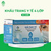 Khẩu trang y tế CAEMEDI 4 lớp Xanh cao cấp, kháng khuẩn, lọc bụi bẩn đạt chuẩn BFE, FDA xuất khẩu Châu Âu - Hộp 50 cái