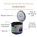 Nồi cơm điện HR-ER2206 (2.2L) -hàng chính hãng thương hiệu Hare - bảo hành 12 tháng