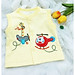 ÁO GHI LÊ 100% COTTON MÀU NGẪU NHIÊN CHO BÉ