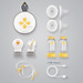 Máy hút sữa Medela Swing Maxi Plus 2.0 | Máy hút điện đôi - Có pin sạc tích điện, phễu Flex vành silicone, công nghệ 2 Phase Expression, Không cần cắm điện khi sử dụng, tiện lợi khi di chuyển