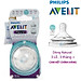 Núm Ty Philips Avent - Núm Vú Philips Avent - Thay Bình Sữa dòng Natural - Đủ Size 1 / 2 / 3 / 4 / Y Lỗ - Tặng 1 Khăn Sữa Gạc Vải thương hiệu Unmei