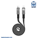Cáp sạc hàng chính hãng WiWU Cyperlink Type-C to L Wi-C077 dây dù nylon siêu bền, truyền đẫn ổn định
