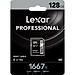 Thẻ nhớ SD Lexar Professional 1667x UHS-II V60 250/120 MB/s (64GB/128GB/256GB) - Hàng chính hãng