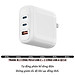 Adapter cóc củ sạc nhanh 65W 2 PD 3.0 USB C + USB-A QC3.0 hiệu WIWU ARK - PPS chống cháy, Chip AI điều chỉnh dòng sạc  cho iPhone iPad Oppo Samsung cho Macbook, Laptop - Hàng nhập khẩu