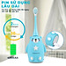 Bàn chải điện trẻ em cao cấp WaterPush, bàn chải đánh răng đầu chữ U siêu mềm và đầu bàn chải siêu mảnh giúp bé làm sạch răng