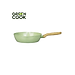 Chảo nhôm sâu men đá ceramic miệng rót Green Cook GCP231-26IH màu xanh 10 lớp chống dính sử dụng được trên tất cả các loại bếp - greencook