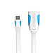 Cáp USB OTG Vention dài 25cm kết nối điện thoại, máy tính bảng với các thiết bị như chuột, bàn phím, USB... - Hàng chính hãng