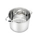 Nồi luộc gà inox 304 cao cấp 5 đáy Kalpen Lermat dung tích 12L/15L, bảo hành 5 năm chuẩn Đức