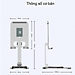 Giá đỡ điện thoại máy kim loại siêu mỏng trục xoay 360° gấp gọn mini tiện dụng K16 TiMa.lala - hàng chính hãng