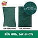 Gói 5 miếng cước rửa chén siêu sạch, sợi cước cao cấp loại lớn 150x100mm Scotch-Brite 3M SB-CRKM-G5 - đa năng, 3 tác động làm sạch, độ bền cao, công nghệ độc quyền