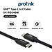 Dây sạc type C to C PROLiNK GCC_240_02 dài 2M, sạc siêu nhanh 240W với chuẩn PD 3.1, truyền dữ liệu tốc độ cao 480Mbps cho Laptop, điện thoại, máy chơi game - Hàng chính hãng