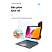 Bao Da Kèm Bàn Phím Không Dây WIWU ComboTuoch Dùng Cho iPad 10.2/ 10.5, iPad Pro 11 inch/Air 4/Air5, Ipad Gen 10( Có Khe Để Bút) Có Đèn Led Phím, Trackpad Mượt, Có Thể Tháo Rời Bàn Phím- Hàng chính hãng