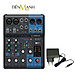 Bàn Trộn Yamaha MG06X Mixer Mini 6 Input Compact Stereo Mixing Console MG06 Phòng Thu Studio Mix MG6 Hàng Chính Hãng - Kèm Móng Gẩy DreamMaker