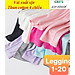 QUẦN LEGGING TRƠN DÀI THUN COTTON 4 CHIỀU CHO BÉ GÁI 21-41KG