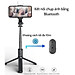 Gậy tự sướng chụp hình quay video chống rung 3 chân có đèn trợ sáng điều khiển từ xa xoay nhiều góc độ loại tốt