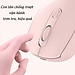 Chuột không dây Bluetooth, chuột máy tính HXSJ M107B chống ồn, DPI 1600, chế độ kép wireless usb 2.4Ghz, bluetooth chuyên dùng cho laptop, máy tính, tivi - Hàng chính hãng