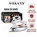 Bàn ủi khô công suất cao 1200W, mặt đế chống dính,ủi êm ái mọi loại vải SOKANY SK-3002 - HÀNG CHÍNH HÃNG  DELIYA