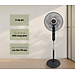 Quạt đứng VEP-SF40-D5T - 3 chế độ gió linh hoạt - kết cấu 6 cánh thổi mát diện rộng