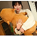 Thú nhồi bông capybara phom nằm đáng yêu - Size từ 60cm đến 90cm - Quà tặng gấu bông chuột lang chảy nước mũi có thể kéo ra được.