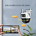 Camera Yoosee 2305D Ngoài Trời 2 Mắt 5.0Mpx Siêu Nét Góc Nhìn Rộng - Hàng Chính Hãng