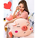 Thú nhồi bông heo cánh tiên trái tim so cute - Size từ 75cm đến 110cm - Quà tặng gấu bông heo goodnight lim dim dễ thương - Gối ôm mềm mịn cho bé.