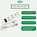 Ổ cắm Điện Quang ĐQ 002A-02 3 lỗ, dài 2 mét và 5 mét, tự ngắt điện khi quá tải, an toàn 99.9% cho người dùng