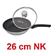 Chảo inox chống dính có nắp kính Fivestar Standard  3 đáy bếp từ tặng 5 muỗng ( 22cm / 24cm / 26cm / 28cm )