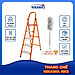 Thang Ghế Nikawa NKS-04 - 4 Bậc - 92cm - Màu Cam