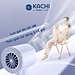 Quạt cầm tay mini Kachi MK400 pin khoẻ 100 cấp độ gió - Hàng chính hãng Hàng nhập khẩu