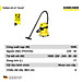 Máy hút bụi đa năng khô và ướt  WD 3 V Car dành cho Karcher - Công suất 1000W - Dùng cho gia đình và ô tô - Hàng Chính Hãng