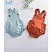 Bộ romper linen lưng chun cho bé trai bé gái Haki BL001, bộ body cho bé, baby bodysuit, set áo liền quần cho bé từ 6-13kg