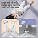 Thanh chắn giường cho bé cao cấp KidAndMom BR02 cao tới 105cm, hạ được 1 góc, thiết kế chống kẹt, chống vấp ngã, 24 nắc điều chỉnh mẫu mới nhất trượt lên xuống (Giá 1 thanh)