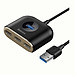 Bộ HUB Baseus Square Round 4 in 1 chia cổng USB (CAHUB-01)- hàng chính hãng