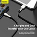 Cáp sạc nhanh siêu bền Baseus Cafule Metal Data Cable USB to Type-C 40W 2m (Hàng nhập khẩu)
