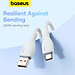 Cáp sạc nhanh, truyền dữ liệu Ba-se-us Pudding Series Fast Charging Cable USB to Type-C 100W - Hàng chính hãng