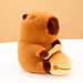 Thú nhồi bông capybara gõ mõ ngộ nghĩnh - Size 35cm - Quà tặng gấu bông chuột lang nước dành cho người cần tịnh tâm.