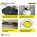 Máy làm sạch bằng hơi nước Karcher SC 5 Easyfix EU công suất nhiệt 2200w với hiệu quả làm sạch 150 m2
